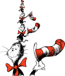 cat in the hat svg, dr seuss svg, dr seuss clipart, dr seuss hat svg, dr seuss teacher svg, png, digital download