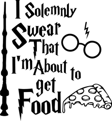 i solemnly swear that i'm about to get food svg, harry potter svg, harry potter quotes svg, harry potter movie svg
