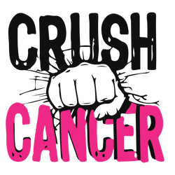 crush cancer svg, breast cancer svg, cancer awareness svg, cancer ribbon svg, hope svg, ribbon svg, digital download