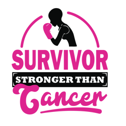 survivor stronger than cancer svg, breast cancer svg, cancer awareness svg, cancer ribbon svg, pink ribbon svg