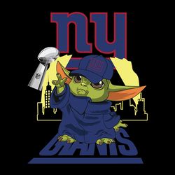 baby yoda new york giants svg, new york giants logo svg, nfl svg, sport svg, football svg, digital download