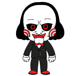 baby saw svg, chibi horror movie characters svg, horror movie svg, halloween characters svg, halloween svg