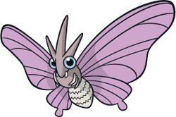 Venomoth Svg, Pokemon Characters Svg, Pokemon Svg, Pokemon Friends Svg, Anime Svg, Png, Eps Digital download