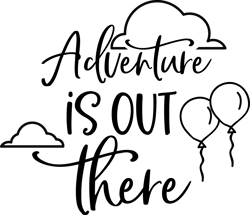 adventure is out there svg, up svg, hot air balloon svg, balloons svg, adventure svg, flying house svg, instant download