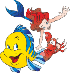 ariel and flounder svg, ariel clipart, little mermaid svg, princess ariel svg, disney princess svg, mermaid svg