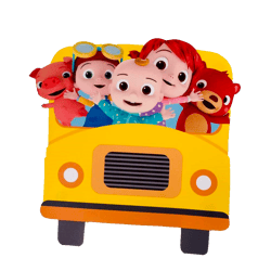 school bus png transparent images, cocomelon png, cocomelon characters png- digital file