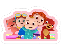 cocomelon sticker png transparent images, cocomelon birthday png, cocomelon characters png - digital file