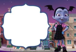 vampirina birthday invitation png, vampirina bat png, birthday party printable - digital file-5