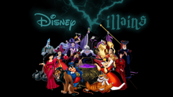 villains wallpaper png, disney villains png, villains printable decor, dragon png - digital file-1
