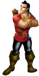 gaston png transparent images, disney villains png, cartoon character png - digital file-1