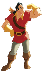 gaston png transparent images, disney villains png, cartoon character png - digital file-4