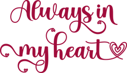 always in my heart png, valentine's day png, love png, valentine's day t-shirt design, retro valentine's day png