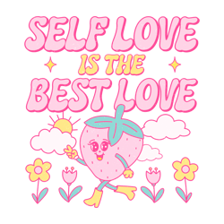 self love is the best love png, valentine's day png, self love png, valentine's day t-shirt design, sublimation design