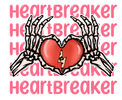 heartbreaker png, heart hand png, skeleton valentine's day sublimation design, valentine's day t-shirt design