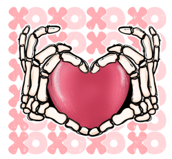 heart hand xoxo png, skeleton valentine's day sublimation design, valentine's day t-shirt design, retro valentine's day