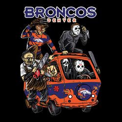 The Killers Club Denver Broncos Horror Svg, NFL Svg, Sport Svg, Football Svg, Digital download