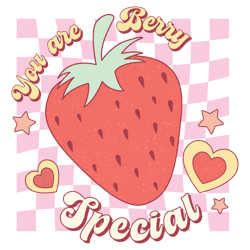 you are berry special png, valentine's day png, funny valentine's day sublimation design, retro valentine's day png-1