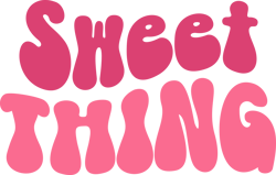 sweet thing logo png, valentine's day png, love png, valentine's day t-shirt design, retro valentine's day png