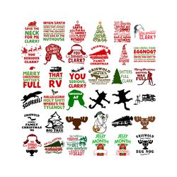 Christmas Vacation Svg Bundle, Clark Griswold Svg, Logo cricut silhouette, Christmas quotes Svg, Holidays Svg