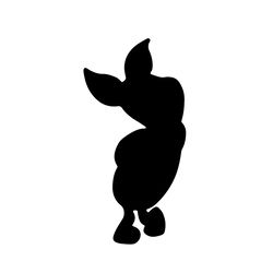 piglet silhouette svg, frames winnie the pooh svg, winnie the pooh svg, pooh cartoon svg, digital download