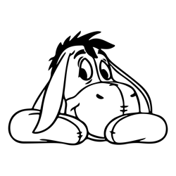 eeyore donkey svg, winnie the pooh svg, winnie the pooh png, pooh svg, winnie the pooh clipart, cartoon svg, cut file-6