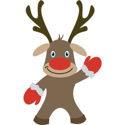 christmas reindeer svg, reindeer svg, cute reindeers christmas svg, baby reindeer christmas svg, digital download-2
