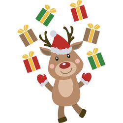 christmas reindeer svg, reindeer svg, cute reindeers christmas svg, baby reindeer christmas svg, digital download-13