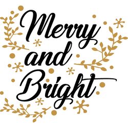 merry and bright svg, christmas svg, merry christmas svg, christmas cookies svg, christmas tree svg, digital download-2