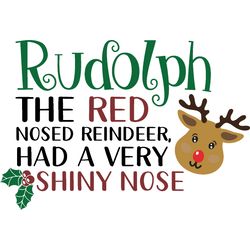 rudolph the red nosed reindeer svg, christmas svg, merry christmas svg, christmas cookies svg, christmas tree svg