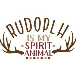 rudoplh is my spirit animal svg, christmas svg, merry christmas svg, christmas cookies svg, christmas tree svg, cut file
