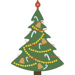 tree svg, christmas tree svg, christmas tree logo svg, merry christmas svg, christmas decor svg, digital download-15