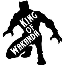king of silhouette, black panther svg, wacanda forever, marvel svg, trending svg, digital download