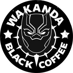 wakanda black coffee svg, black panther svg, black panther logo svg, marvel svg, digital download