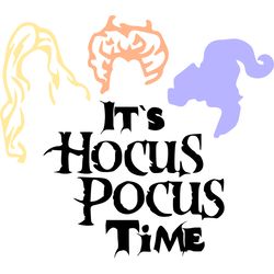 it's hocus pocus time svg, hocus pocus silhouette svg, hocus pocus svg, digital download