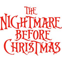 nightmare before christmas svg, nightmare svg, halloween nightmare svg, digital download