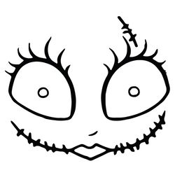 sally shiloutte, christmas png, halloween nightmare png, nightmare png, digital download-2