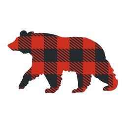 bear plaid svg, buffalo plaid christmas svg, buffalo plaid svg, digital download