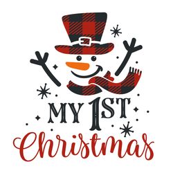 my 1st christmas svg, buffalo plaid christmas svg, buffalo plaid svg, digital download