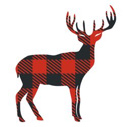 reindeer plaid svg, buffalo plaid christmas svg, buffalo plaid svg, digital download