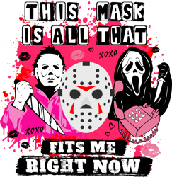 this mask is all that fits me right now svg, horror mean girl svg, halloween svg, digital download