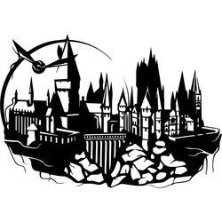 hogwarts logo svg, harry potter svg, harry potter movie svg, hogwarts svg, wizard svg, digital download