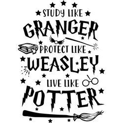 study like granger svg, harry potter svg, harry potter movie svg, hogwarts svg, wizard svg, digital download-1