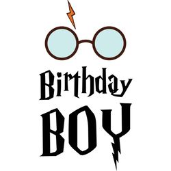 birthday boy svg, harry potter svg, harry potter movie svg, hogwarts svg, wizard svg, digital download