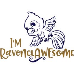 i'm ravenclawesome svg, harry potter svg, harry potter movie svg, hogwarts svg, wizard svg, digital download