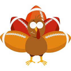 Turkey Football Thanksgiving Svg, Thankful Svg, Fall Svg, Thanksgiving Svg, Digital Download