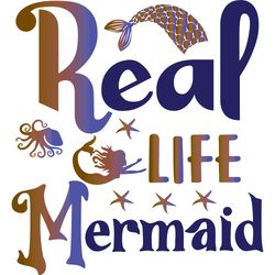 real life mermaid svg, mermaid svg, mermaid logo svg, mermaid sayings svg, digital download-1