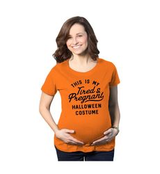 orange halloween maternity shirt, halloween costumes maternity shirt,