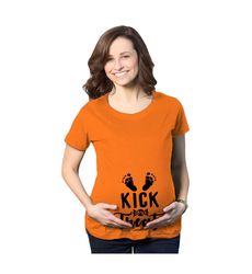 kick or treat baby shirt, halloween pregnancy gift,