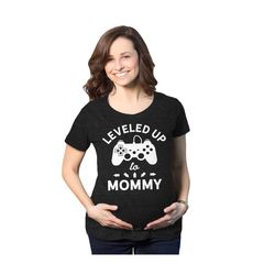 gaming maternity shirt, nerdy pregnancy shirt, funny maternity