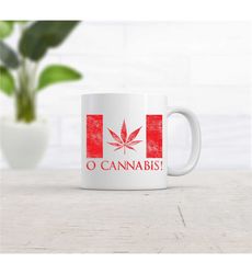 funny 420 mug, oh cannabis,pot leaf mug, canada